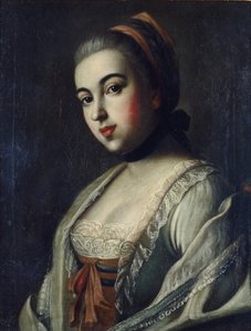 Porträt der Gräfin Anna Vorontsova 1743-1769, 1761 von Alexei Petrovich Antropov