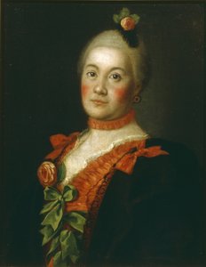 Porträt der Gräfin Tatyana Alexeyevna Trubetskaya von Alexei Petrovich Antropov