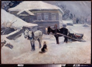 Ein Landgasthof von Alexei Steipanovitch Stepanov