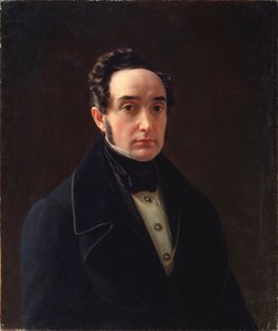 Porträt des Schriftstellers Ivan Panayev (1812-1862) von Alexei Vasilievich Tyranov