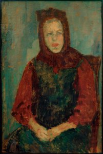 Bauernmädchen mit Haube von Alexej von Jawlensky