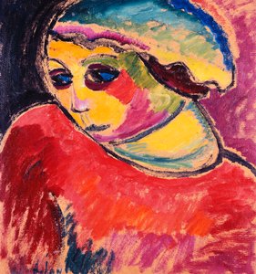 Grüne Haube von Alexej von Jawlensky