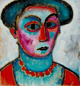 Kopf einer Frau, ca. 1912 von Alexej von Jawlensky