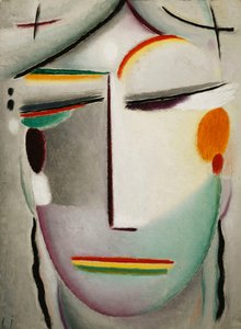 Heilandsgesicht: Ferne Hohheit - Buddha II, ca. 1921 von Alexej von Jawlensky