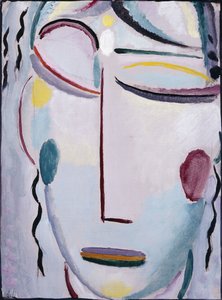 Heilandsgesicht: die Auferstehung oder Das Neue Leben II von Alexej von Jawlensky