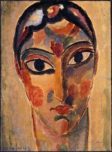 Mystischer Kopf: Asconeser Kopf, 1918 von Alexej von Jawlensky