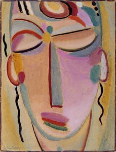 Mystischer Kopf: Meditation von Alexej von Jawlensky