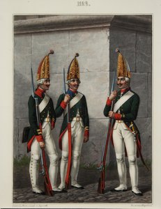 Grenadiere des Preobrazhensky-, Semenovsky- und Izmailovsky-Regiments 1796-1797, 1840er Jahre