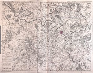 Normandie, Paris und umliegende Länder von Alexis Hubert Jaillot