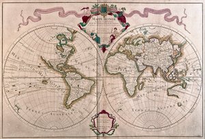 Die Welt, von A.H. Jaillot in 