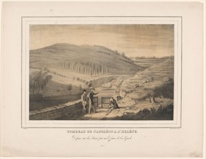 Grab von Napoleon auf St. Helena, Tombeau de Napoléon à Ste. Hélène (Titel auf Objekt)