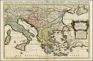 1692 Karte des Türkischen Reiches in Europa