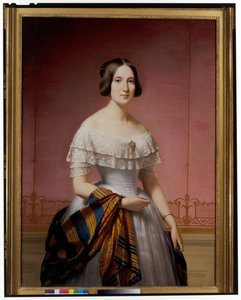 Porträt von Madame Edouard Thayer, geborene Marie de Padoue von Alexis Joseph Perignon