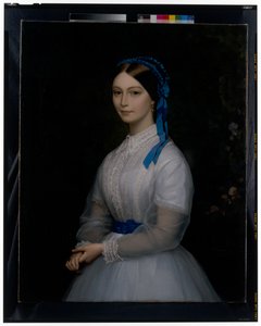 Porträt von Mademoiselle Mathilde de Nédonchel von Alexis Joseph Perignon