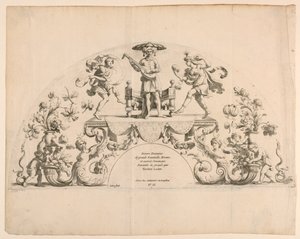 Titelblatt von "Divers Desseins de grands Eventails, Ecrans, et autres Ornemens"