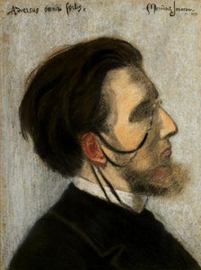 Porträt des Komponisten Jean Huré von Alexis Mérodack Jeanneau
