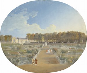 Der Küchengarten des Hôtel de Valentinois in Passy