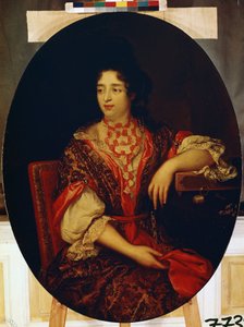 Porträt einer Hofdame der Königin von Frankreich von Alexis Simon Belle