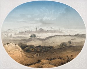 Jerusalem, graviert von Albert Henry Payne (1812-1902), Frontispiz zu 