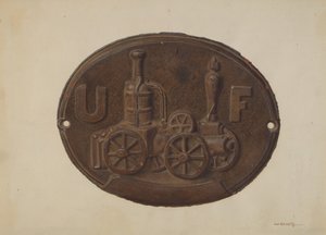 Feuermarke von Alf Bruseth