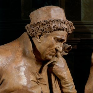 Joseph von Arimathäa (Detail) von Alfonso Lombardi