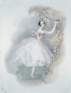 Marie Taglioni, berühmteste Ballerina von Alfred Edward Chalon