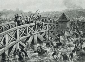 Die Schlacht von Stamford Bridge, 25. September von Alfred (after) Pearse
