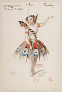 Halévy - Die Zauberin - Kostümentwürfe von Alfred Albert - 11. Schmetterling