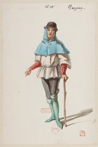 Halévy - Die Zauberin - Kostümentwürfe von Alfred Albert - 15. Bauer