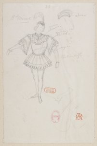 La magicienne - Kostümentwürfe - M. Mérante, (Pas de deux)