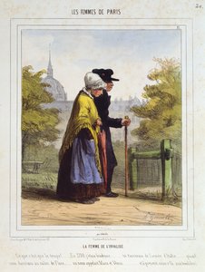 Die Frau der Invaliden, aus Les Femmes de Paris von Alfred Andre Geniole