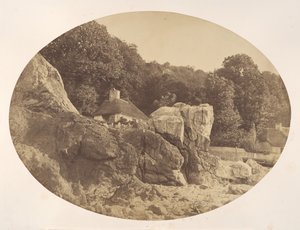 Babbicombe, vom Strand aus, 1857 von Alfred Batson