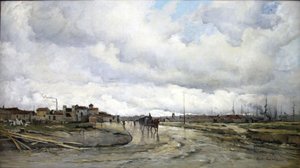 Die Umgebung des Lazarettbeckens