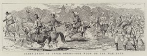 Kampagne in Oberburma, unser Woon auf dem Kriegspfad von Alfred Chantrey Corbould