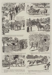 Unser erster Tag im Doppelgeschirr von Alfred Chantrey Corbould