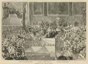 Die Königlichen Gerichte: Mittagessen im Middle Temple von Alfred Chantrey Corbould