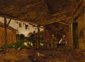 Freundliche Nachbarn, ca. 1909 von Alfred Cornelius Howland