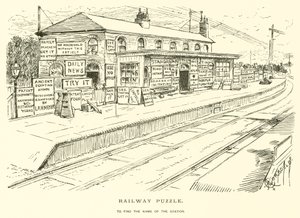 Eisenbahnrätsel von Alfred Courbould
