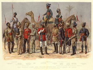Die Madras-Armee und Truppen unter der Regierung Indiens