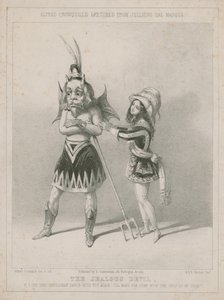 Alfred Crowquills Skizzen vom Julliens Maskenball: Der eifersüchtige Teufel
