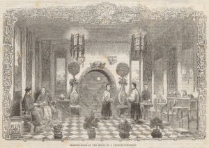 Salon im Haus eines chinesischen Adligen von Alfred Crowquill