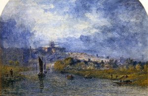 Sonnenuntergang über Norwich von Alfred Dawson