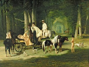 Herr und Frau A. Mosselman und ihre zwei Töchter
