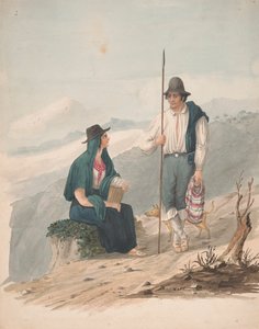 Mann und Frau von Chasna-Teneriffa