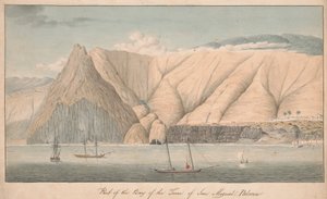 Teil der Bucht der Stadt San Miguel, La Palma von Alfred Diston