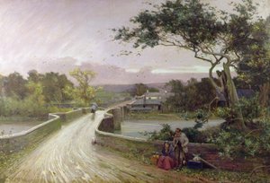 Newby-Brücke, Windermere von Alfred East