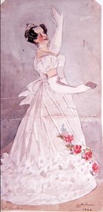 Angelica Catalani (1780-1845) in Il Fanatico, 1824 von Alfred Edward Chalon