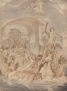 Kleopatra auf dem Cydnus, um Antonius zu treffen