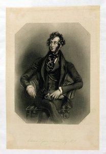 Edward Lytton Bulwer, graviert von H. Cook von Alfred Edward Chalon