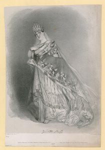 Giuditta Pasta, graviert von R.J. Lane, veröffentlicht Juli 1837 von Alfred Edward Chalon